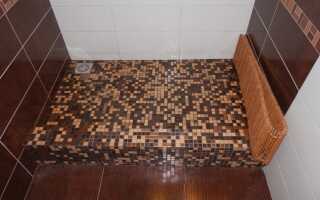 Ремонт пола в душевой: фото, своими руками