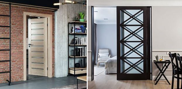 двери для лофта, хайтека, минимализма