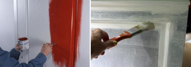 двери можно перекрасить