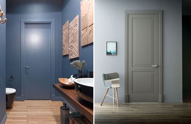 двери в цвет стен