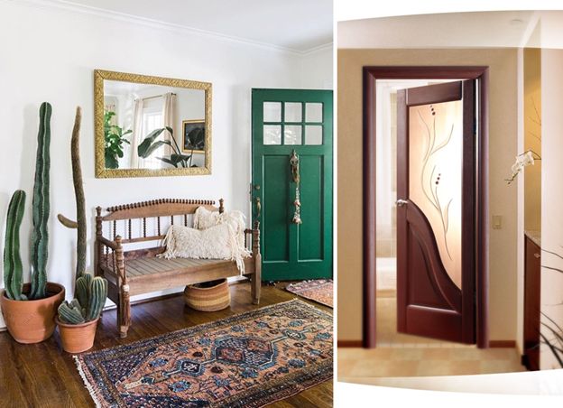 дверные блоки ярких цветов