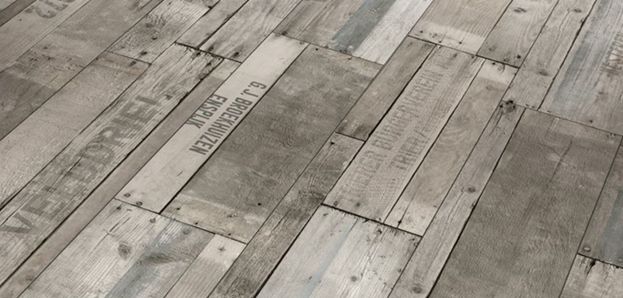 ламинат из разноформатных фрагментов