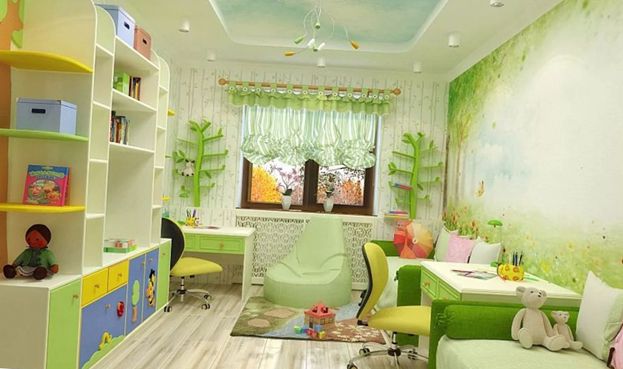 Отделка детской комнаты